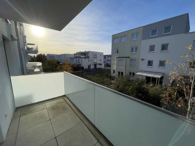 Moderne 2-Zimmerwohnung im 1. Obergeschoss mit zwei Balkonen in ruhiger Lage