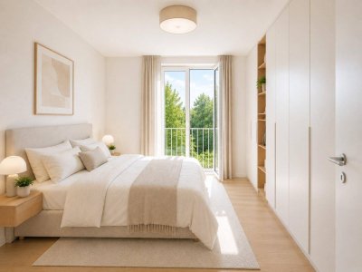 Lichtdurchflutete 2-Zimmer-Wohnung mit großzügiger Loggia