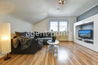 MÖBLIERT - PRAKTISCH UND SONNIG - Schöne Dachgeschoss-Wohnung Nähe Daimler