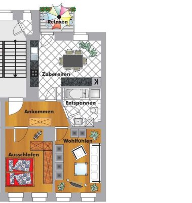 Leipzig-Leutzsch – Attraktive 2-Zimmer-Wohnung mit Balkon & Fußbodenheizung & Solar