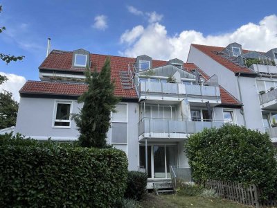 Erdgeschosswohnung am Stadtrand von Hilden.