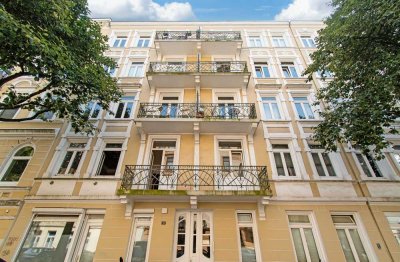 Stilvolle 2 Zimmer Altbauwohnung in Eimsbüttel - In ruhiger Nebenstraße gelegen