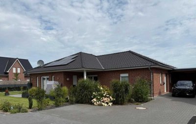 Neubau-Bungalow in Schweiburg – Ruhiges Wohnen auf einer Ebene in Küstennähe!