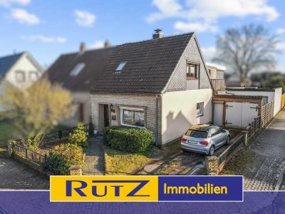 Delmenhorst-Dwoberg / Ströhen | Zentral gelegene Doppelhaushälfte auf großem Grundstück