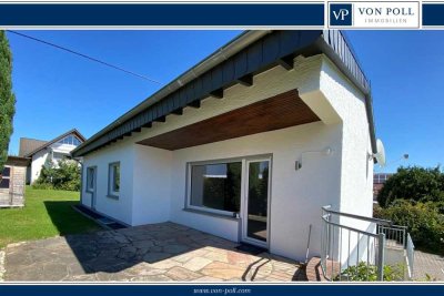 Komfortabler Bungalow- saniert, voll unterkellert und stadtnah