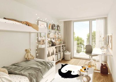 4-Zi.-Wohnung mit großem Balkon!