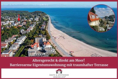 Tolle Wohnung in perfekter Lage im Kurviertel & eingeschränktem Ostseeblick, 2 Min zum Meer