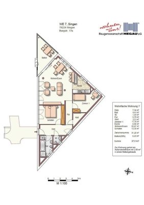 3- Zimmer Wohnung  in Singen