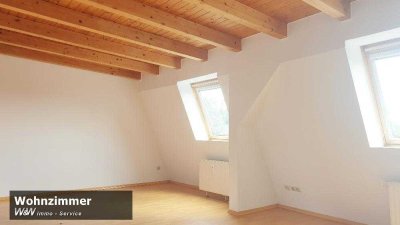 Wohnen mit dem gewissen Etwas? 2-Raum Dachgeschosswohnung mit Charme und EBK