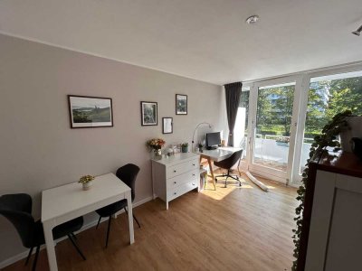 Möblierte 1-Zimmer-Wohnung mit Balkon und EBK in Bad Godesberg