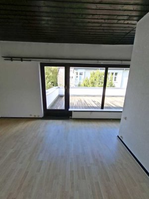 Helles ruhiges Einzimmer-Appartment mit Dachterrasse OS-Westerberg