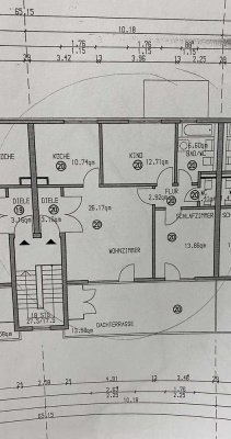 3-Zimmer Penthouse mit Balkon in Karlsruhe Nordstadt