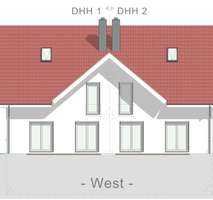 Moderne DHH mit BAUGENEHMIGUNG + GRUNDSTÜCK! 140 qm plus DG-Ausbau-Reserve! BAUSTART rasch möglich!