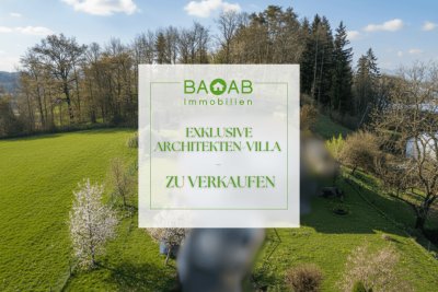 ARCHITEKTEN - VILLA - STADTRAND - BESTLAGE – PANORAMA - WF 260m² / NF 340m² / GRUND 2.135 m²