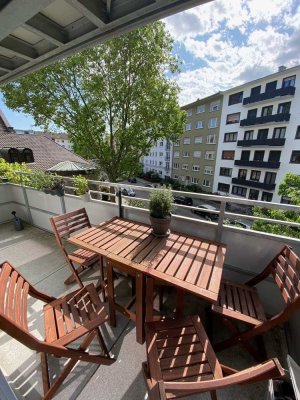 Sanierte 2-Zimmer-Wohnung mit Balkon und Aufzug