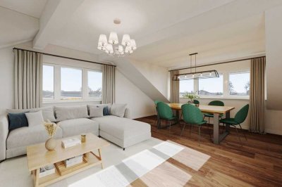 Moderne Dachgeschosswohnung in Neubauqualität