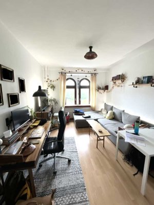 2-Zimmer-Altbauwohnung mit Einbauküche und Südlage am Platz der Republik