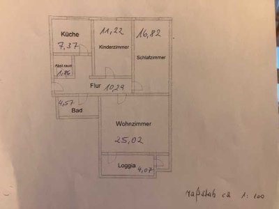Helle 3-Zimmer Wohnung mit Balkon im 3. OG in Bemerode