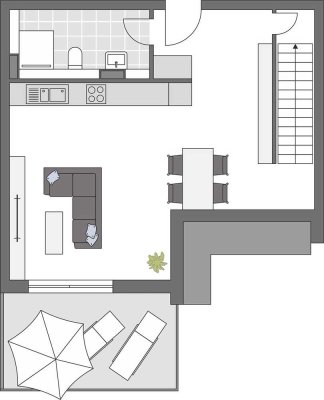 Attraktive Maisonette-Wohnung mit durchdachtem Grundriss