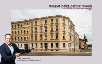 Hochwertig sanierte Dachgeschosswohnung mitten in Leipzig-Leutzsch