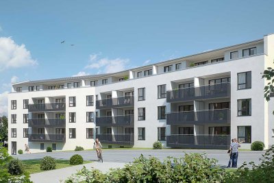 Außergewöhnliche 3-Zimmer Neubau Wohnung, zentrale Lage