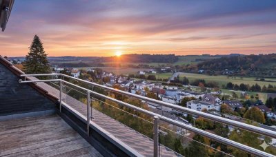 Helle Wohnung mit Reihenhauscharakter in TOP-Aussichtslage.
