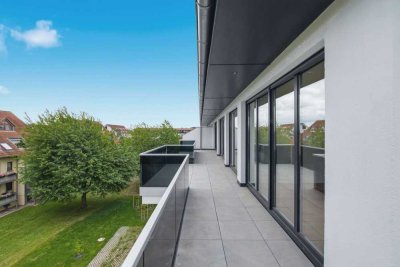 Urban verbunden. Naturnah zuhause. – Exklusives 4 Zimmer Penthouse im Wohnquartier Grüner Bogen