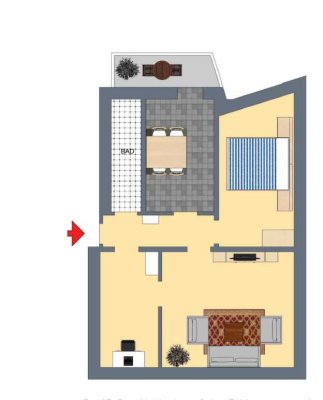 3-Zimmer-Wohnung in der Nordstadt