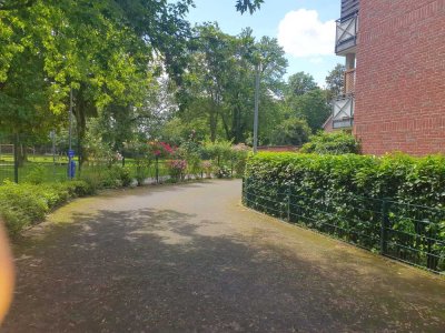 Wohnen am Schloßpark in GE-Horst, 83,0 qm 1. OG-Whg, mit Balkon und Garage