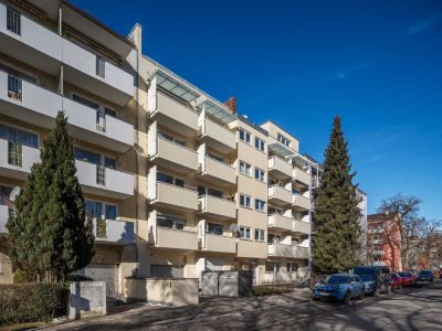 MAIER - Top-Schnitt! 3-Zi. mit 2 Balkonen & U-Bahn (100m), Parkblick!