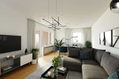 Gut geschnittene 3-Zimmer-Wohnung wartet auf neuen Besitzer!