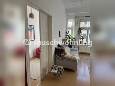 Tauschwohnung: Große Altbauwohnung in Schleussig