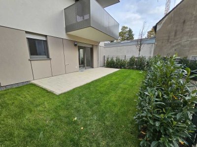 Erstbezug: 3-Zimmer-Neubau-Gartenwohnung mit Terrasse & TG-Stellplatz, Köln-Ehrenfeld, Nähe Takupark