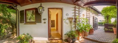Ihr Rückzugsort im Grünen – gemütlicher Bungalow mit Kachelofen, Sauna, herrlichem Garten und Garage