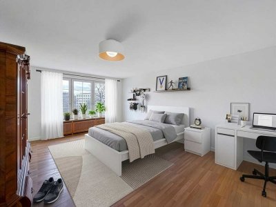 Repräsentative Stadtwohnung mit 2 Balkonen