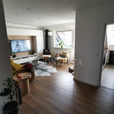 Terrassen-Wohnung - 3 Zi. -Top saniert - ca. 75 m²
