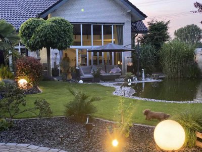 Exklusives Einfamilienhaus mit Wellnessgarten - Wohnen auf höchstem Niveau