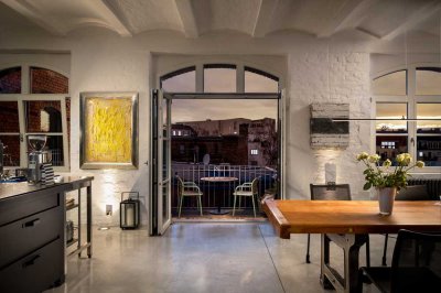 Am Arkonaplatz: Loft mit herausragender Ausstattung, Balkon, Fahrstuhl, Weitblick, Kamin