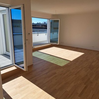 Traumhaftes 3-Zimmer-Penthouse im modernen Neubau mit großer Terrasse und hochwertiger Einbauküche