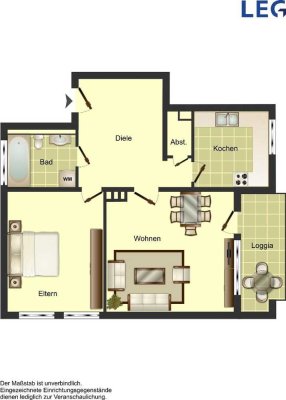 2 Zimmer Wohnung in Neunkirchen