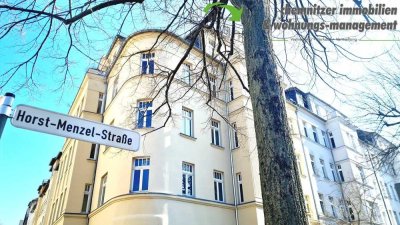 Sonnige 2-Raum-Wohnung mit Tageslichtbad & Aufzug in beliebter Lage auf dem Chemnitzer Kaßberg