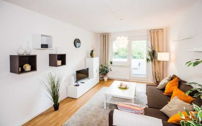 Frisch renovierte 2-Zimmer-Wohnung mit Balkon und Aufzug