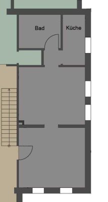 Stilvolle 1- Zi -EG-Wohnung 50m² Wfl. mit Fachwerk-Charme