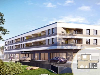 2-Zimmer-Wohnung mit Balkon I Neubau I Aufzug I provisionsfrei