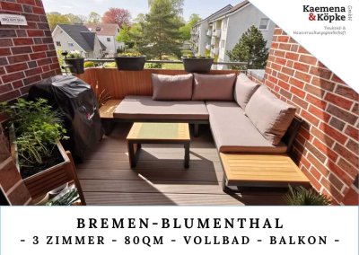 Moderne 3 Zi. im DG über 2 Ebenen mit Vollbad, EBK und Balkon