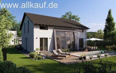 Sonnenlicht im ganzen Haus. Gestalte dein Wunschhaus mit uns. Inkl.  Bauplatz