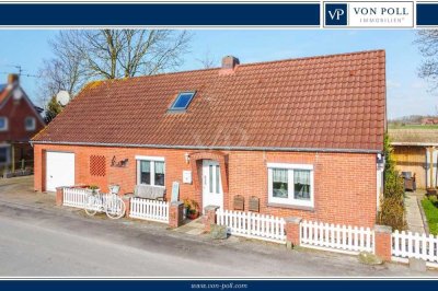 Idyllisch – Energieeffizient – Modern: Charmantes Landarbeiterhaus in Wirdum/Ostfriesland