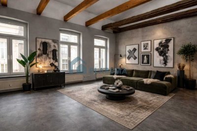 Privataufzug in die eigene Wohnung - 4-Zimmer im Industrial-Design, altersgerecht, Innenstadtlage