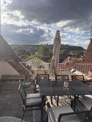 Exklusive Maisonette-Wohnung mit tollem Blick über Oppenheim