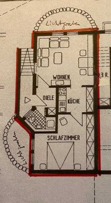 Schöne 2 Zimmer Einlieger-Wohnung mit EBK in Steinenbronn